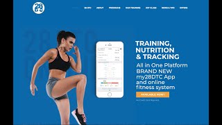 How to use the workout program and connect MyFitnessPal with my28dtc fitness app? screenshot 1