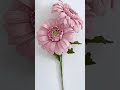 HOW TO MAKE PINK GERBERA (DAISY) with Crepe Paper | #Shorts