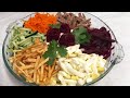 Очень вкусный французский салат!