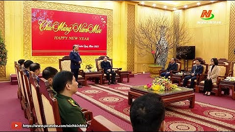 Bộ tư lệnh cảnh sát biển thăm, chúc tết tỉnh Ninh Bình