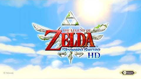 The Legend of Zelda: Skyward Sword HD Title Screen (Switch)