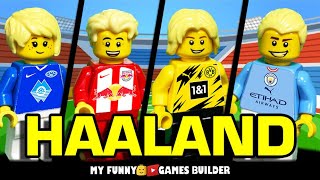 Life of HAALAND - Erling Haaland story from Norway to Manchester City (2017-2023) in Lego