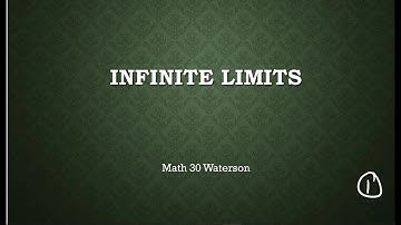 2.4.1 Intro to Infinite Limits and Vertical Asymptotes
