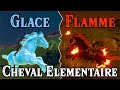 CHEVAL de GLACE et de FLAMMES - Le DESTRIER ÉLÉMENTAIRE  (Zelda: Breath of the Wild)