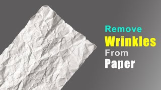 How to remove wrinkles from paper screenshot 1