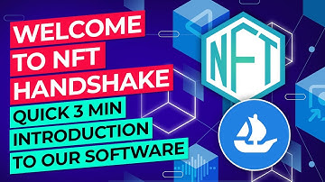 Welcome to NFT Handshake - Quick 3 minute introduction to our software and & Discord!