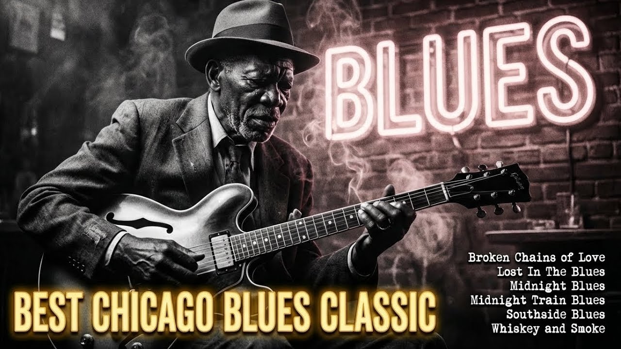 Best Chicago Blues Midnight Classic Playlist | 1950s South Side Slow Blues