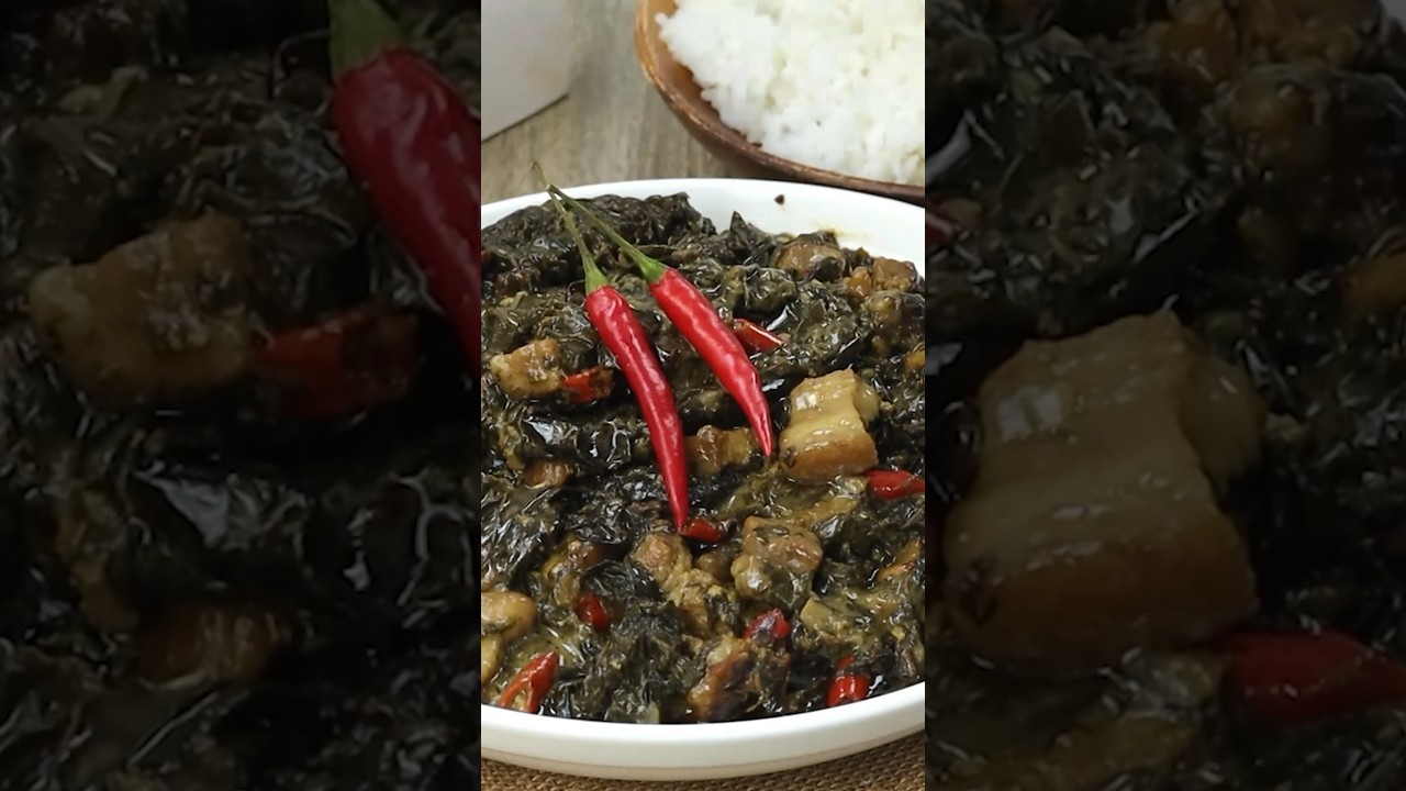 Rock your tastebuds with this creamy and spicy Laing #shorts