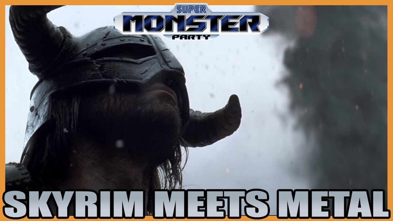 Dovahkiin - Super Monster Party / Lyric Video (Skyrim Meets Metal)