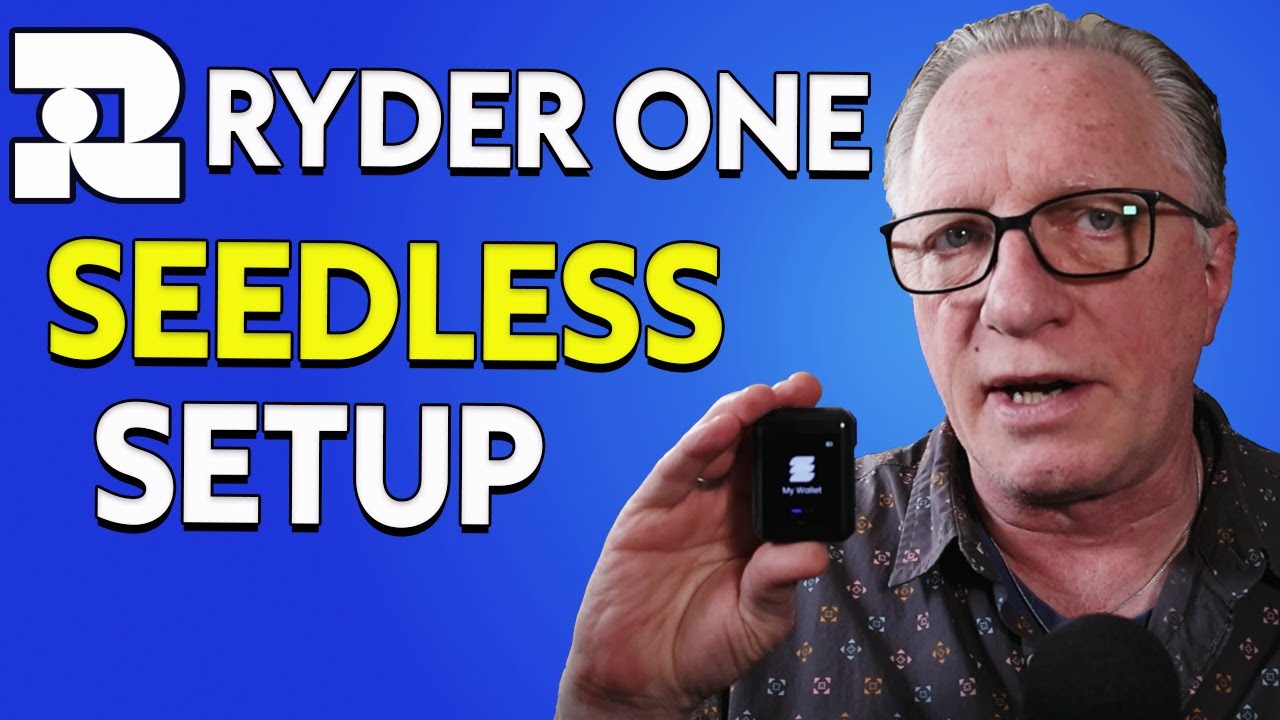 🔐 Ryder One Hardware Wallet – Full Setup & Review (Seedless Self-Custody!)