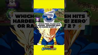 Super Vegeta Evolution Final Flash: SZ vs RB 2 #dragonballsparkingzero #rb2 #shorts