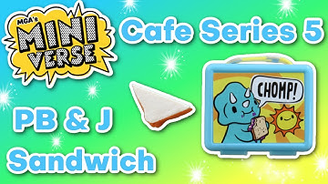 NEW Miniverse Cafe Series 5 - Making a PB&J Sandwich 🥪