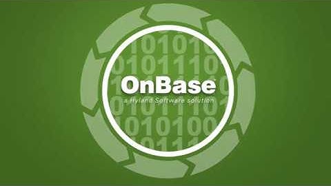 Hyland OnBase demo