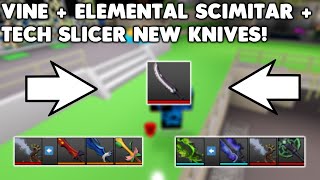 New Vine Elemental Scimitar Crafting Recipes Tech Slicer Knife Roblox Assassin Youtube - new knife crafting recipe roblox assassin youtube
