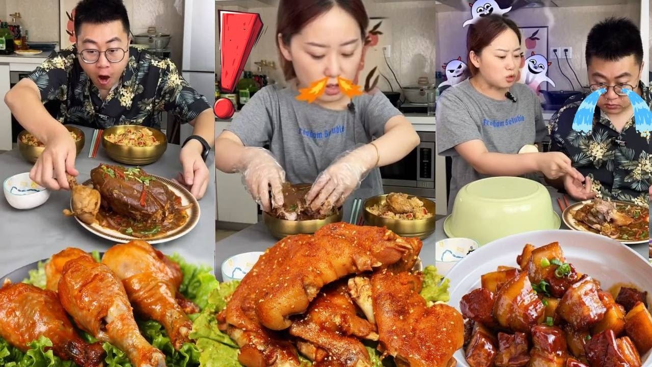 Người con ích kỷ muốn ăn hết chân giò heo một mình nên người mẹ đã ăn hết.