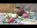 Still Life Painting : Gouache Paints and Techniques