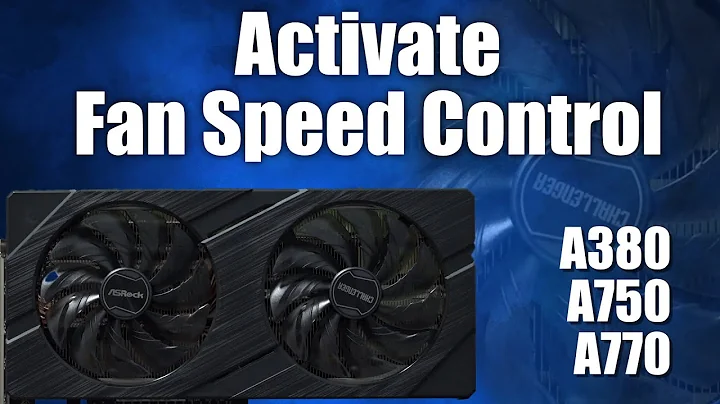 ¡Controla el rendimiento de tu tarjeta Intel Alchemist con Intel Arc Fan Control!