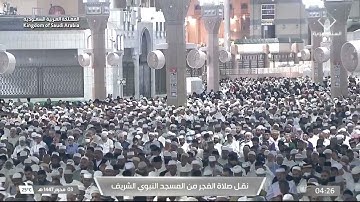 صلاة الفجر المسجد النبوي الشيخ محمد برهجي السبت 3 محرم 1447هـ سورة الأحقاف