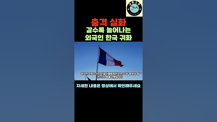 [해외감동사연] 외국인들 한국 귀화 열풍에 전세계 충격! 그들이 한국 국적을 취득하려는 놀라운 이유! #해외반응 #뉴스 #해외댓글반응