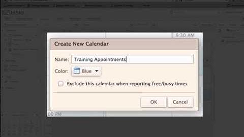 Creating New Calendars in Zimbra 8