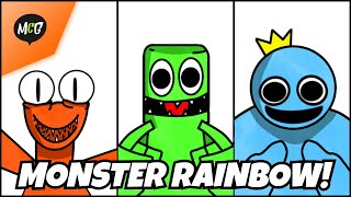 Gabung Monster Rainbow Friends! - Merge Master: Rainbow Friends