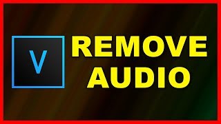 How to delete audio from a video in Vegas Pro 17 - Tutorial