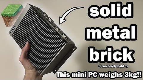 Exploring an Industrial Mini PC BRICK (and then attempting to play Minecraft on it)