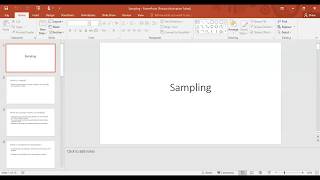 Unit 7 Sampling