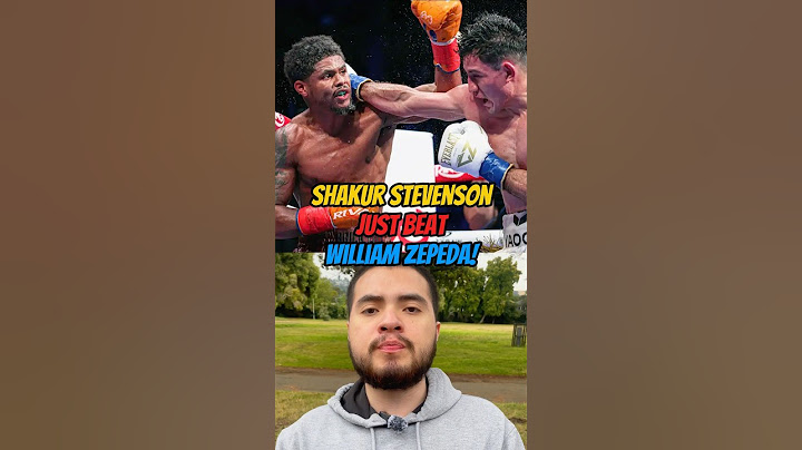 SHAKUR STEVENSON JUST PUT ON A GREAT PERFORMANCE AGAINST WILLIAM ZEPEDA!#trending #youtubeshorts