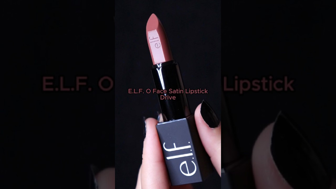 💄Perfect rose brown lips with the E.L.F. 0 Face Satin Lipstick-Drive