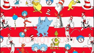 Operation Christmas Child 2-4 Dr. Seuss Cat in the Hat Theme