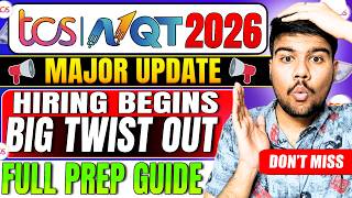 Tcs Nqt 2026 Big Change Off Campus Hiring Begins Prep Guide