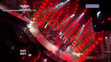 110805- Music bank- Super Junior (ComeBack Stage )- Super man & Mr. Simple - Heechul cut.avi