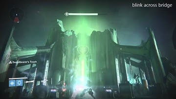 blink across bridge starting at bottom of bridge