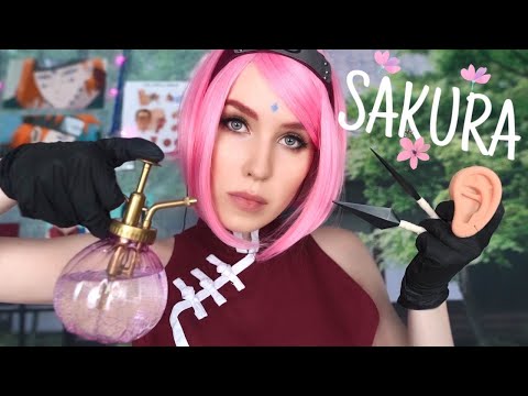 ASMR 🌸 SAKURA Checks Your Ear Nose Throat | Medical Exam (+Sub)