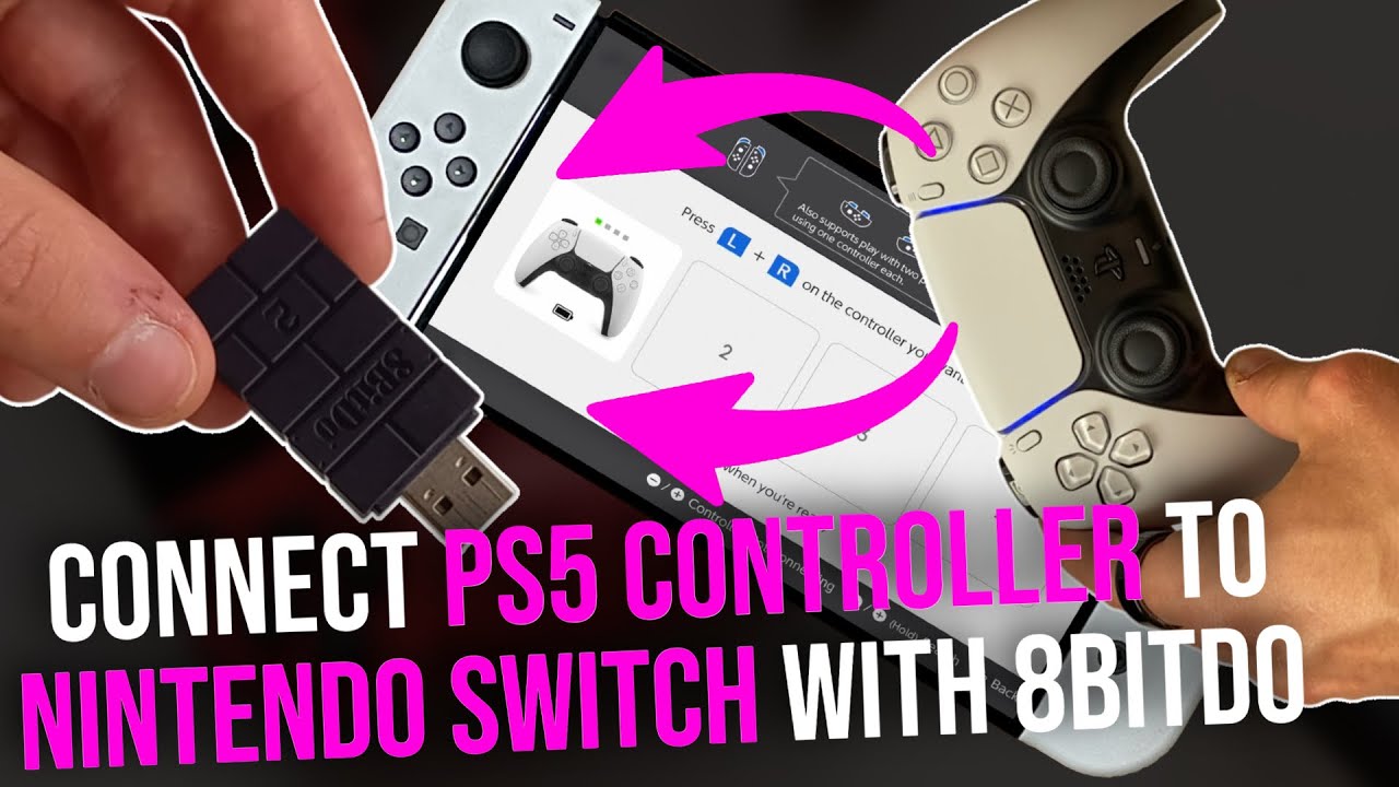 How to Connect PS5 Controller to Nintendo Switch with 8BitDo (2025