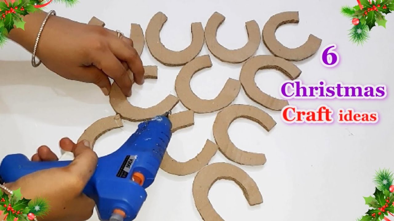 6 Economical Christmas Decoration idea with Simple material DIY