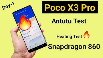 Poco X3 Pro Antutu Benchmark Day-1 snapdragon 860 out of the box testing heating test🔥🔥🔥