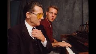 Jerry Lee Lewis & Dennis Quaid - Behind The Scenes Of 'Great Balls Of Fire' Movie, filmed 1988.