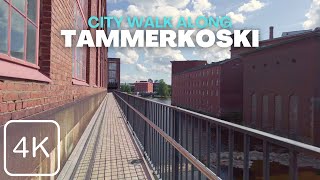 【4K】 City Walk Along Tammerkoski