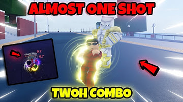 [YBA] TWOH Spin Combo That ALMOST One Shots (99% Damage!)