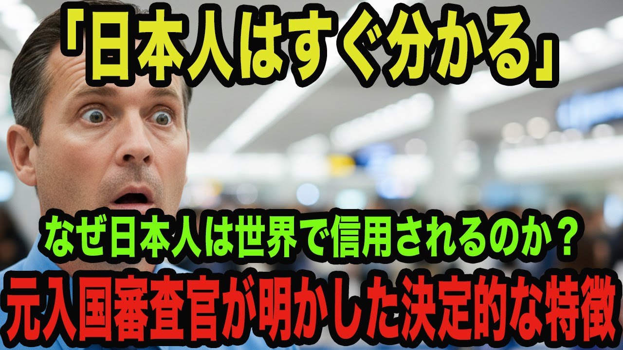 【海外の反応】「なぜ日本人だけ違う？」最高の旅行者と称されるワケ…入国審査での振る舞いに審査官が言葉を失う