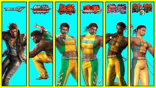 تيكن : جميع نهايات إيدي غوردو ( تكن 3 - تكن 7 ) | (Tekken: All Eddy Gordo Endings (TK3 - TK7