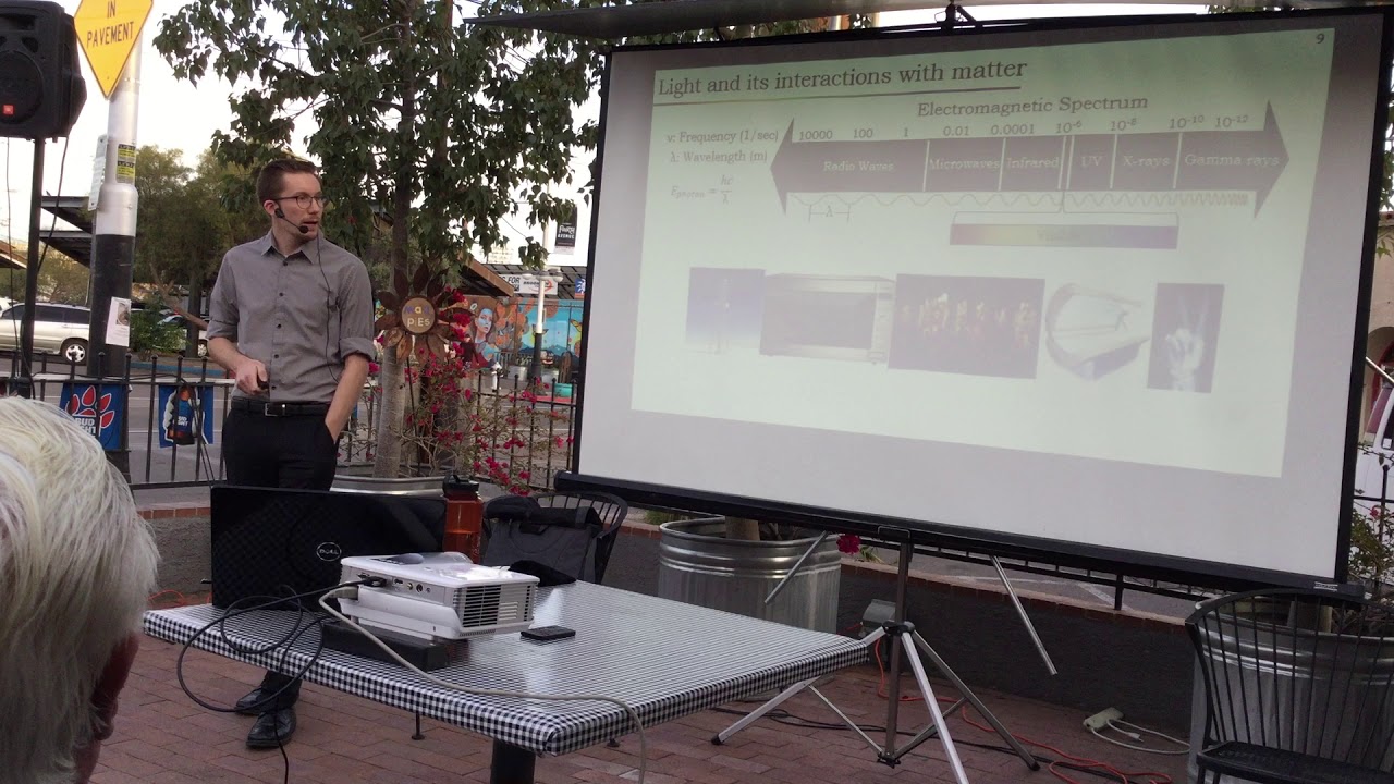 UA Science Cafe - Downtown @Magpie's Pizza. Mark Burton.