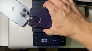 iPhone 15 Pro vs iPhone 14 Pro Max in Weight