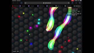 Playing Wormania and getting my record points