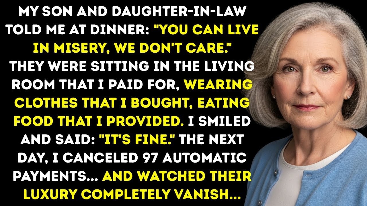 You'll Live In Misery, They Said. I Canceled 97 Payments And Destroyed Their Luxury Life.