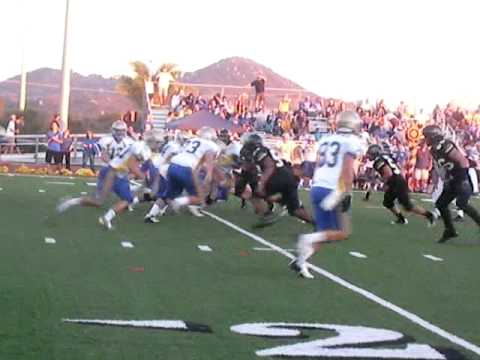 Valley Center football: Kenny Thomas causes fumble