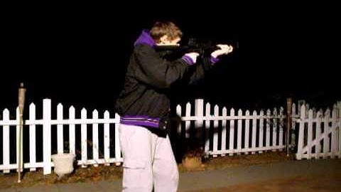 First After Effects Project (Muzzle Flash and M4 Carbine Sound Effect)