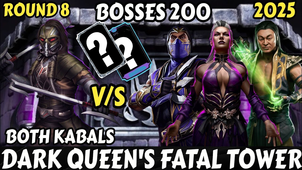 Dark Queen Fatal Tower | Bosses 200 R8 | Beat By Diamond Team | Mk Mobile 